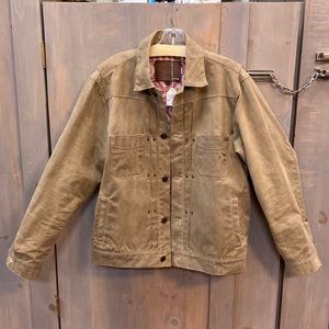 Men's waxed canvas Jacket - Tan